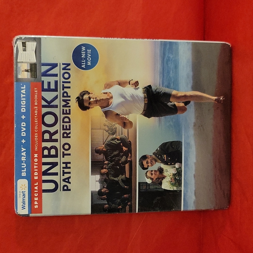 😎 NWT Unbroken - Path to Redemption Blu-ray movie film Special Edition